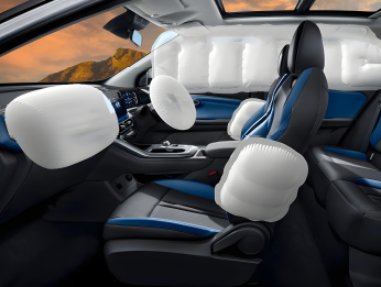 Dual, Front & Side Curtain Airbags